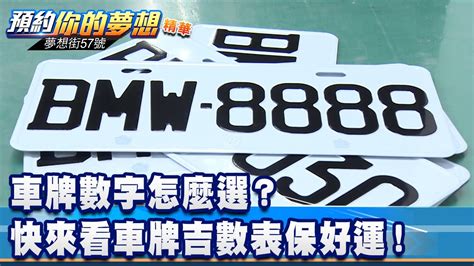 車牌尾數5|數字易經對照表，手機、車牌尾數看吉凶！